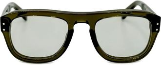 Yellows Plus Elias bril met vierkant montuur - Groen