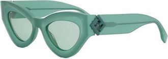 Fendi unisex, Accessoires, Groen, Maat: 52 MM