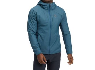 Black Diamond Mens First Light Stretch Hoody In Creek Blue