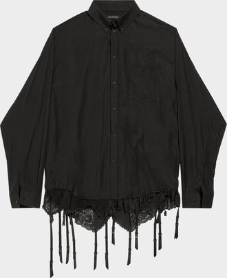 Balenciaga Lingerie Button-Down Shirt