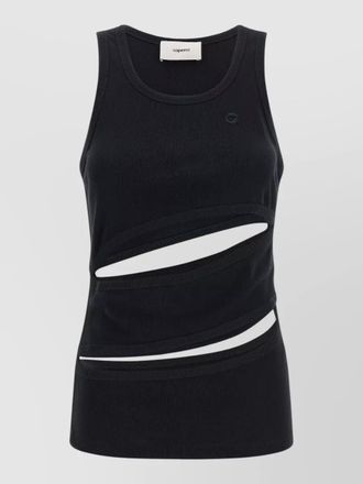 Coperni organic cotton spiral tank top