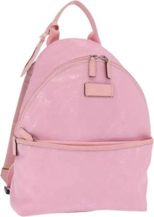 Gucci Pre-owned Backpacks, female, Pink, Size: ONE SIZE Pre-owned Plastic Backpack