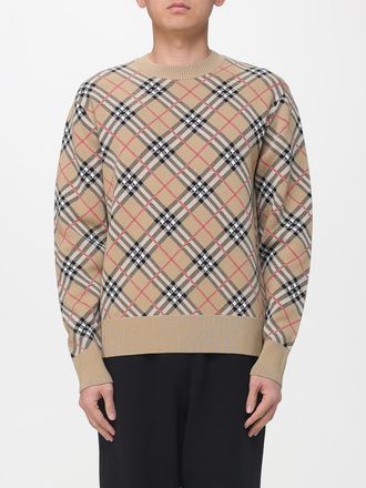 Burberry Pullover girocollo Burberry in cotone e lana