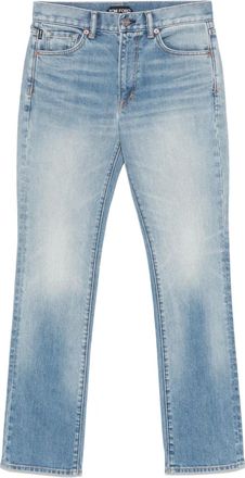 Tom Ford Jeans affusolati con applicazione - Blu