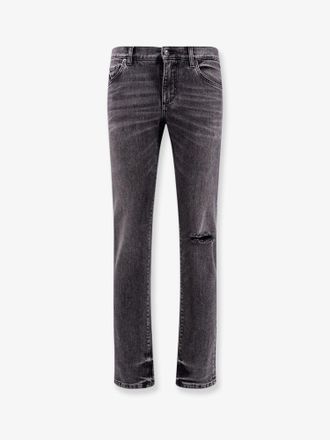 Dolce & Gabbana Jeans Skinny in denim grigio - DOLCE & GABBANA - gender_Man