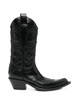 Acne Studios lederen cowboylaarzen