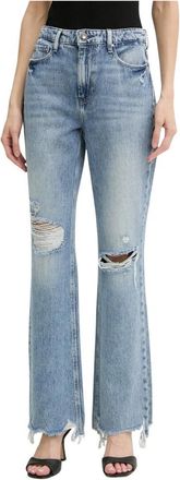 Guess Rechte jeans - Dames - Bootcut Jeans - Blauw - W24 L33 - Denim - Jeans