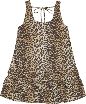 Ganni Womens Dresses Brown