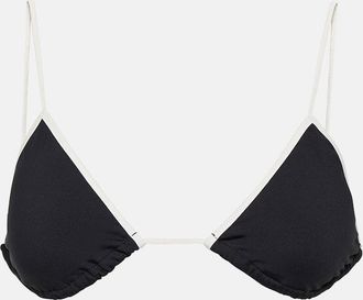 Marysia Swim Bianco triangle bikini top