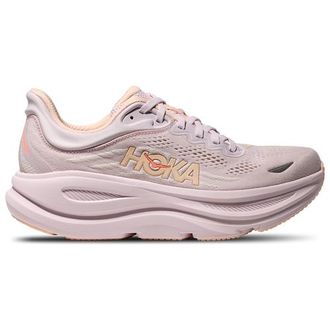Hoka One One Womens Bondi 9 - Shoes Lilac Cream/Tangerine Glow Size 10.0