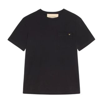 Valentino Hombre, Camisetas, Negro, Talla: L