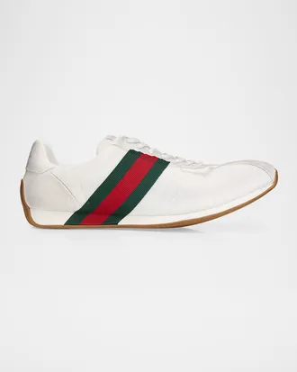 Gucci Men & apos;s Tempo Suede Low-Top Sneakers