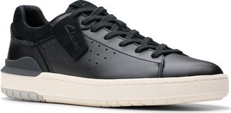 Clarks Courtlite 2 Run Sneaker in Black Leat at Nordstrom Rack, Size 10.5