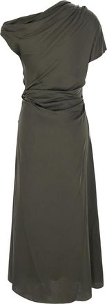 SIMKHAI Womens Long Dress Joanna Green Acetate
