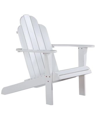 Linon White Outdoor Adirondack Chair