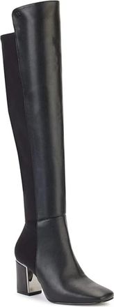 DKNY Cilli K3261335 Boots Black Square Toe Over-The-Knee RHS7499