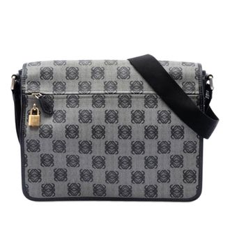 Loewe Pre-owned LOEWE Anagram Coated Canvas Messenger Bag Ladies DRII56T0GH8XJK0A