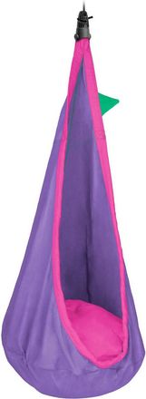 la siesta Kinderhängesessel, Grün, Lila, Pink, Textil, Füllung: Polyester, 70x200-400x150 cm, IGR-zertifiziert, Gartenmöbel, Gartenschaukeln, Hängesessel