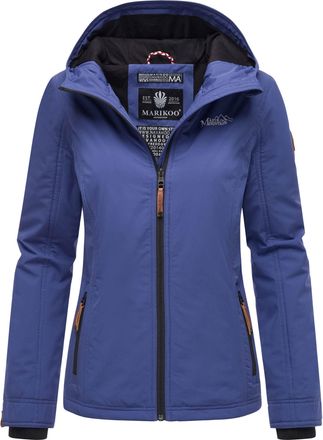 Marikoo dames tussenjas - Brombeere, lichtgewicht met capuchon