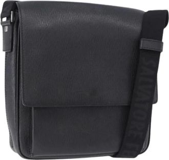 Ferragamo Borsa a spalla Pre-owned - - Pre-owned - Uomo - Nero - ONE SIZE