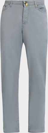 Sartorio Men & apos;s Cotton Stretch Slim Five-Pocket Pants