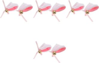 OEM 4 Juegos De Orejas De Gato Para Casco De Motocicleta, Decoraci&oacute;n De Felpa Multicolor