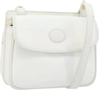 Gucci Pre-owned Cross Body Bags, female, White, Size: ONE SIZE Pre-owned Vintage Shoulder Bag