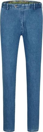 Meyer Blauwe Broek 1-4122/16 - Heren - Slim Fit Broeken - Blauw - W29 - Broeken