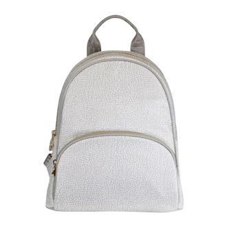 Borbonese Backpack Medium - female - Borbonese - Backpacks - White - ONE SIZE - Bags