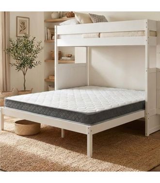 Muemue Colch&oacute;n Plegable Viscoel&aacute;stico Blanco 180x190x12cm