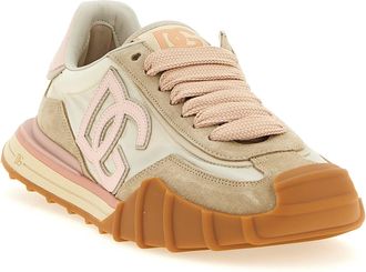Dolce & Gabbana Womens Multicolor Polyamide Athletic Sneakers