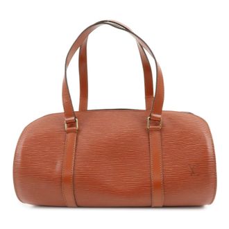 Louis Vuitton Soufflot Epi Leather Brown Leather Handbag (Pre-Owned)