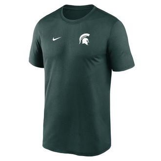 Nike Michigan State Sideline Legend Small Logo Nike Mens Dri-FIT College T-Shirt in Green | 02TI3EYMST-HE3