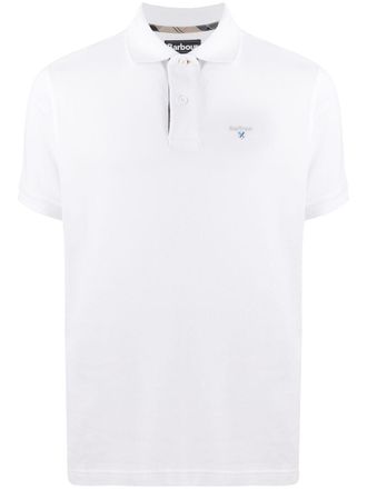 Barbour Polo con ricamo - Bianco