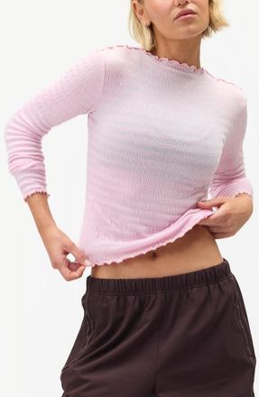 Halfdays Ynes Texture Top in Bisou at Nordstrom, Size X-Small