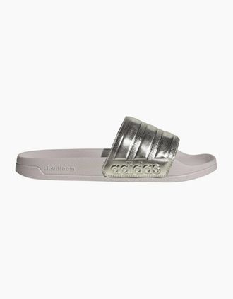 adidas Mens Adilette Show - Silver - Size: 10