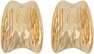 Panacea Textured Concave Drop Earrings in Gold at Nordstrom