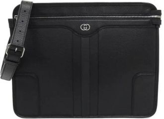 Gucci Pre-owned 735111Aabtc Borsa a Spalla in Pelle - - Pre-owned - Donna - Nero - ONE SIZE