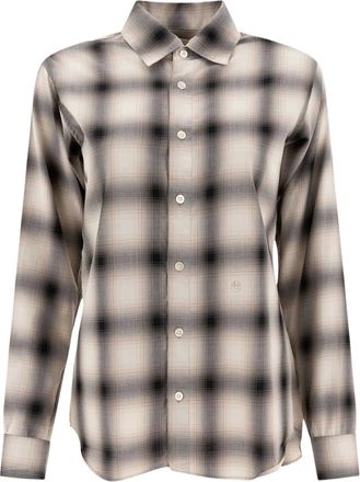Nanamíca checked-pattern shirt - Neutrals
