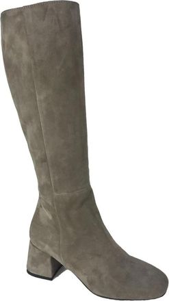 Donna Lei Stijlvolle hoge laarzen - Dames - Hoge Laarzen - Grijs - 39 EU - Schoenen