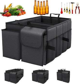 OEM Organizador De Maletero Para Coche: Organizador De Maletero Plegable Con M&uacute;ltiples Compartimentos Para Suv Y Camionetas