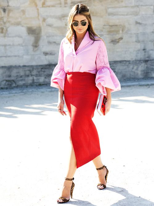 How To Wear Pink + Red, The Colour Combo That’s Having A Moment | Stylight