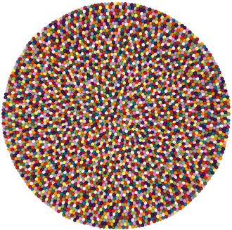 myfelt Lotte Filzkugelteppich, &Oslash; 140 cm