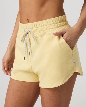 Vuori Clothing Halo Performance Shorts 2.0 | Lemon Snap Heather | XS, Size Extra Small