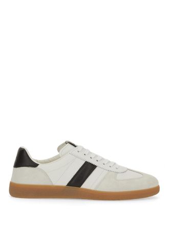 Tom Ford Mens Archer Sneaker - Ivory Leather - Size EU 40