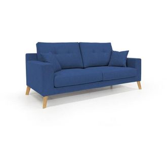 Divani.Store Divani.store - Danish Divano moderno in tessuto morbido impermeabile T02 186 cm blu