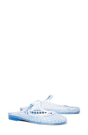 Tory Burch Mellow Mary Jane Jelly Mule in Pool Blue /Pool Blue at Nordstrom, Size 10