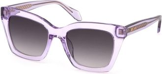 Just Cavalli SJC024 06SC Womens Sunglasses Purple Size 52
