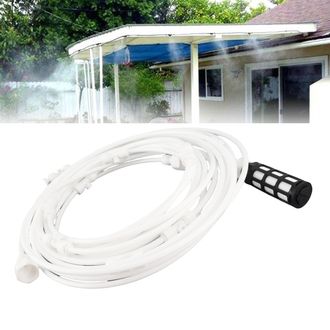 Infinite Kit De Sistema De Nebulizaci&oacute;n Para Exteriores Con Bomba, Filtro De 9 Metros Y Fuente De Alimentaci&oacute;n [pe, Lat&oacute;n, Abs]