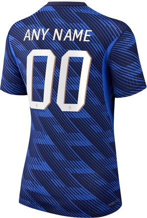 Nike FFF 2026/27 Match Home Nike Womens Aero-FIT Soccer Authentic Custom Jersey By You in Blue | NN203948246-CUS